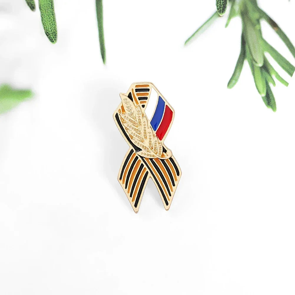 Russian Flag Saint Victory Day Lapel Pin