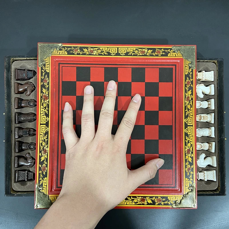 Antique 3D Terracotta Army Chess Set