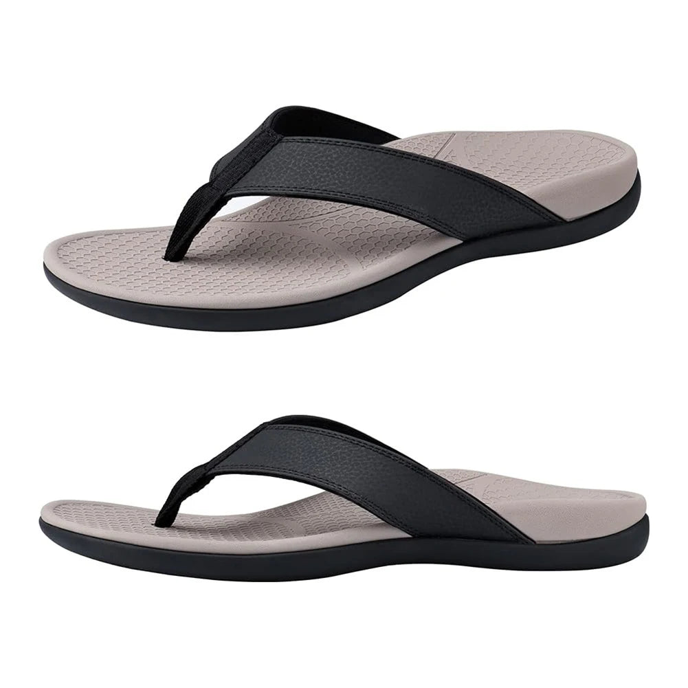 Orthopädische Flip-Flops für Herren mit Fußgewölbeunterstützung