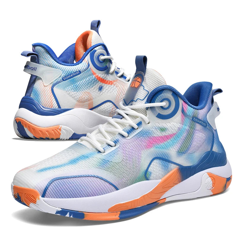 Herren Mid Basketballschuhe Rutschfest