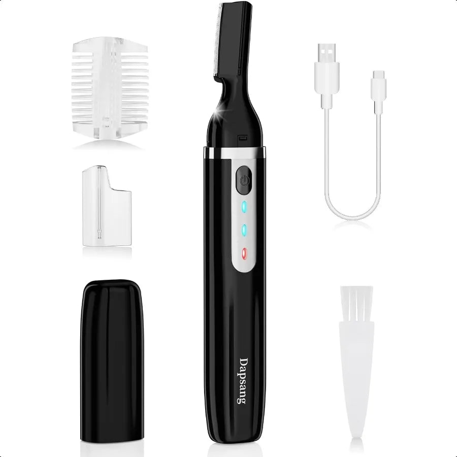 Electric Eyebrow Trimmer with LED Light