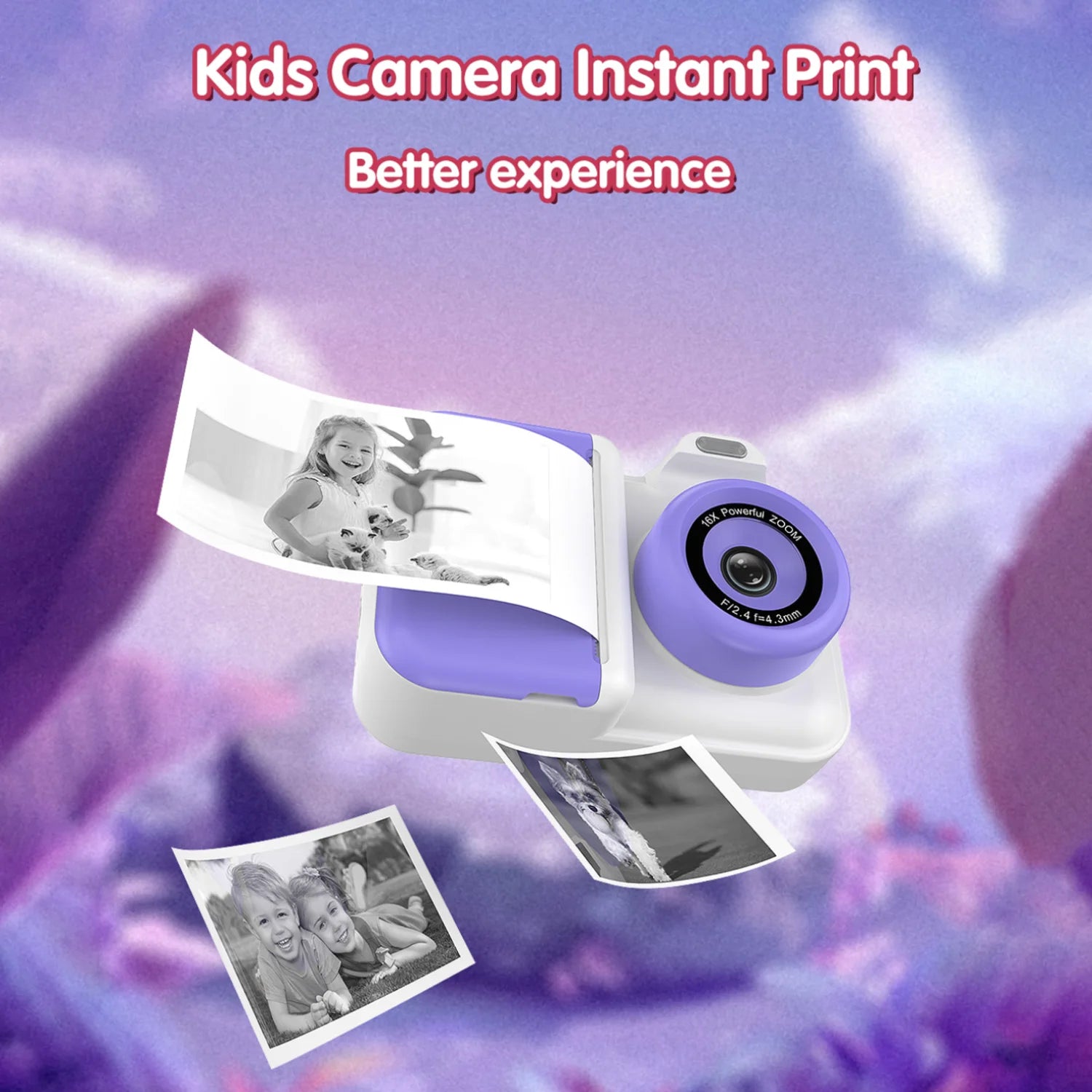 Kids Instant Print Camera – Photo & Video