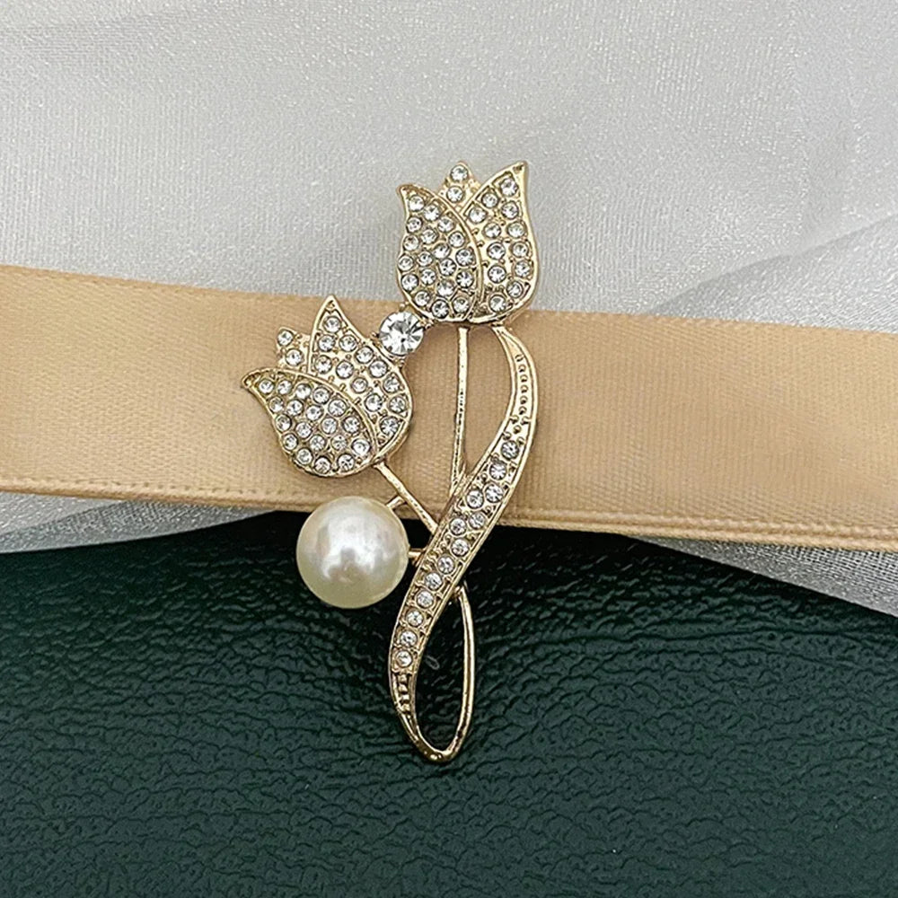 Retro Green Emerald Butterfly Brooch