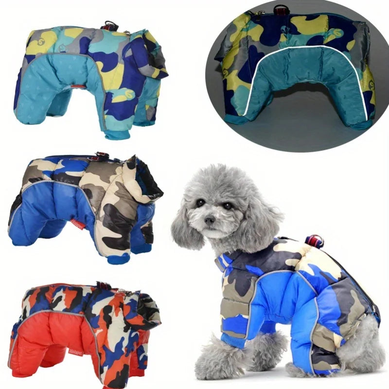 Reflektierender wasserdichter Wintermantel für Hunde