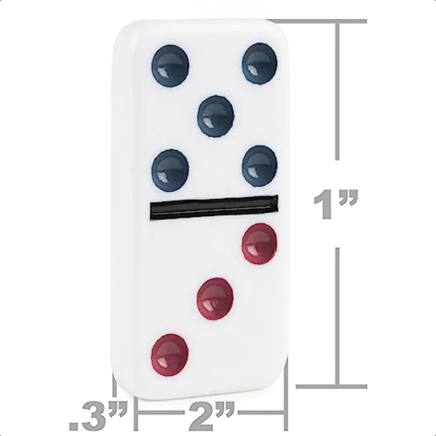 Cardinal Double Nine Dominoes Set Tin