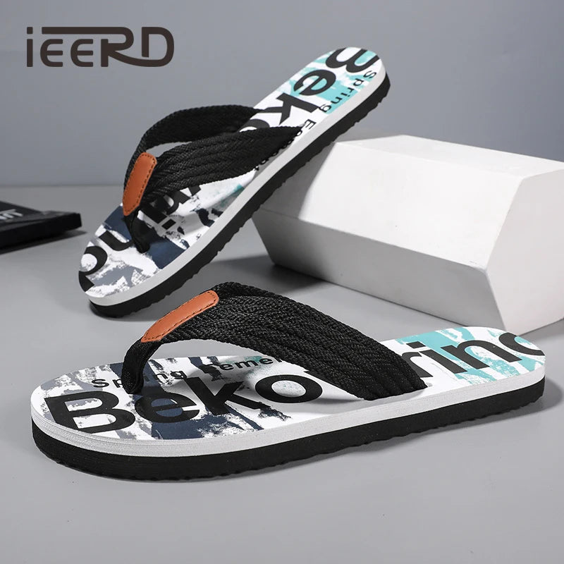 Sommer Herren Flip Flops Atmungsaktive Slides