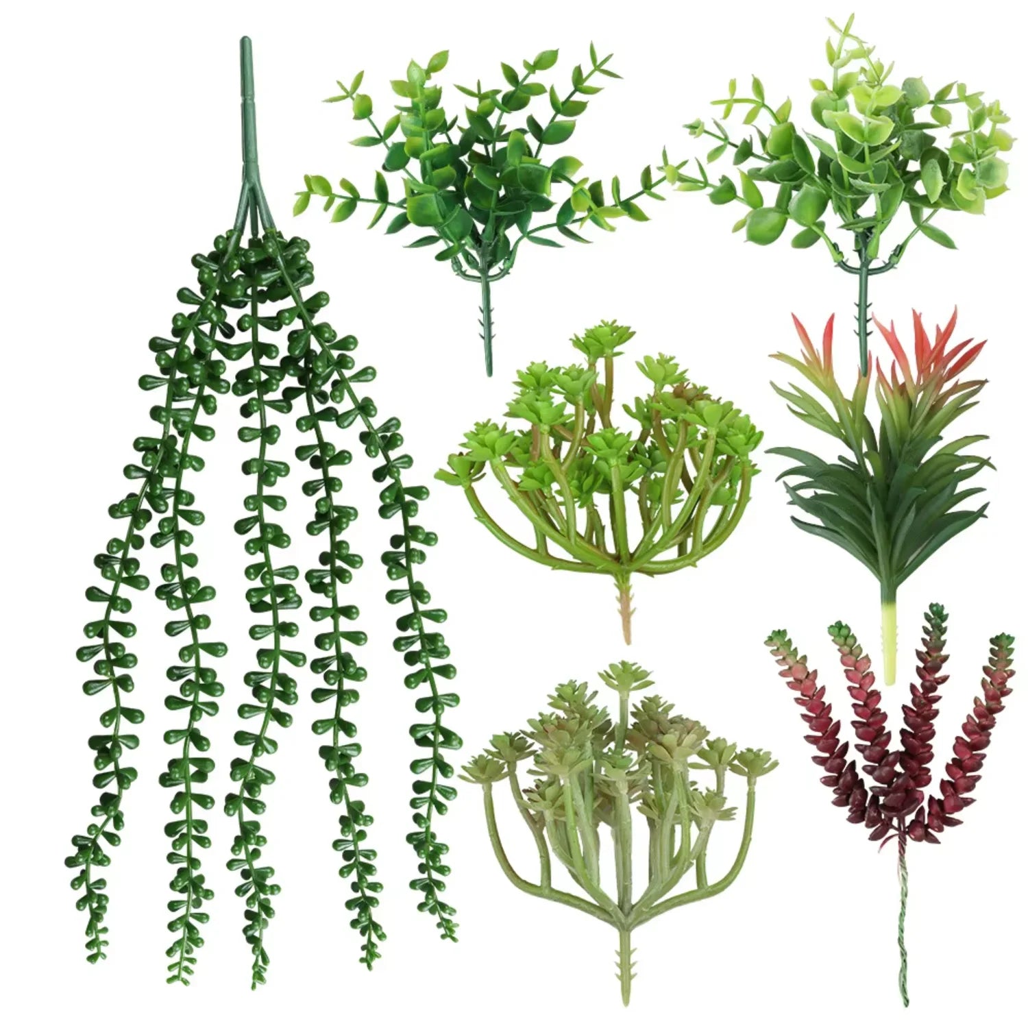 Small Real Touch Bonsai Succulent Decor