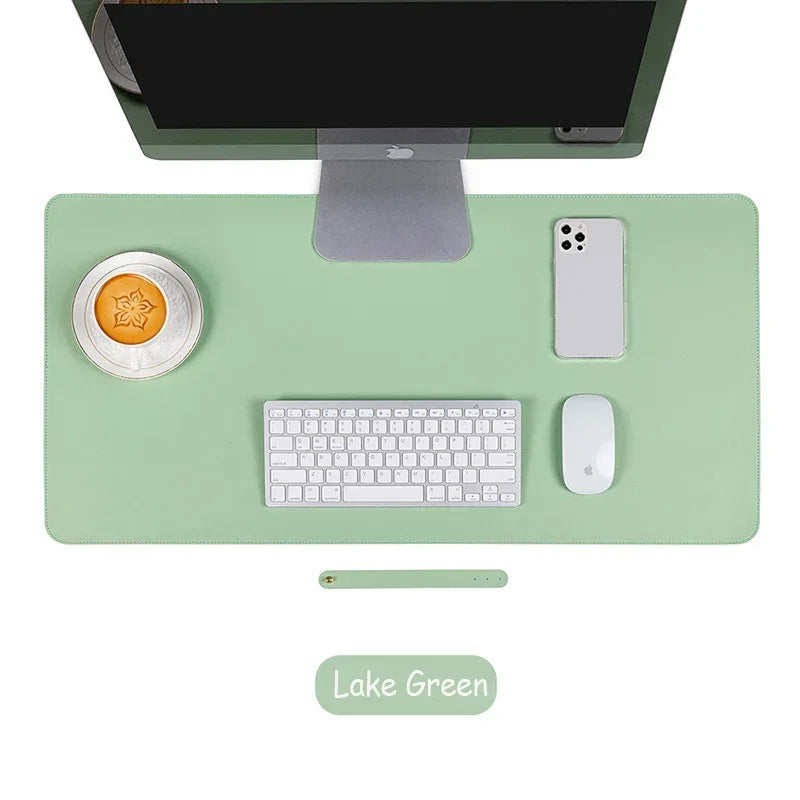 FTVAE Large PU Waterproof Desk Mat