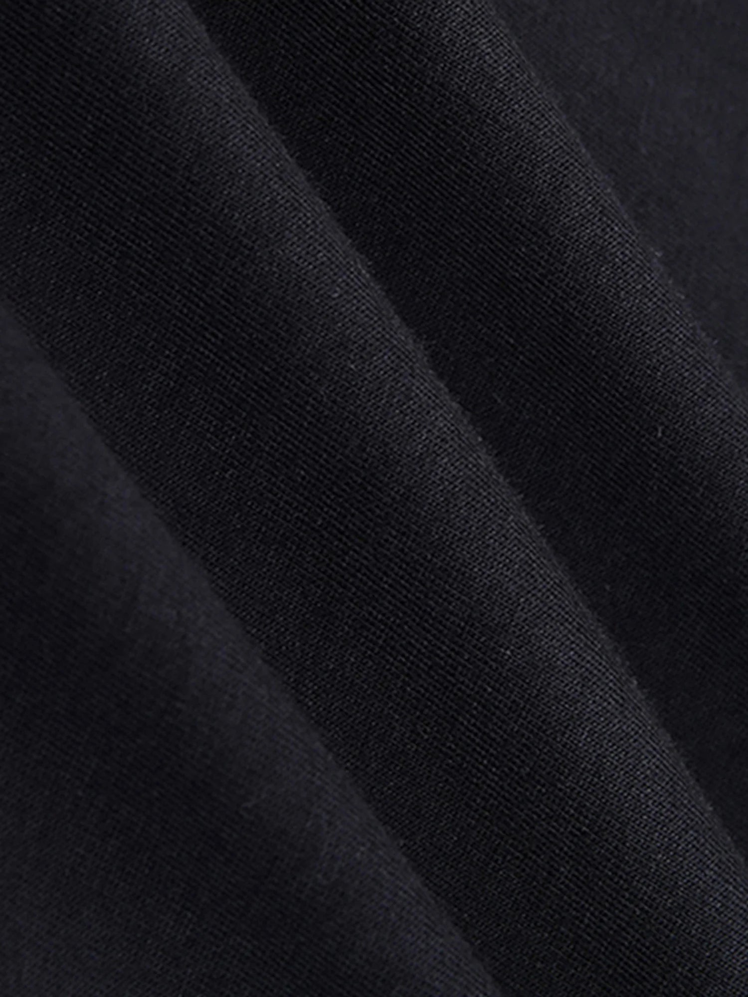 Men’s Black Cotton Casual T-Shirt