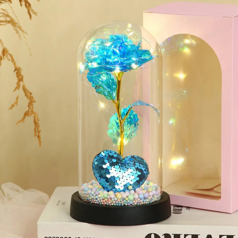 Forever Rose LED Night Light Dome