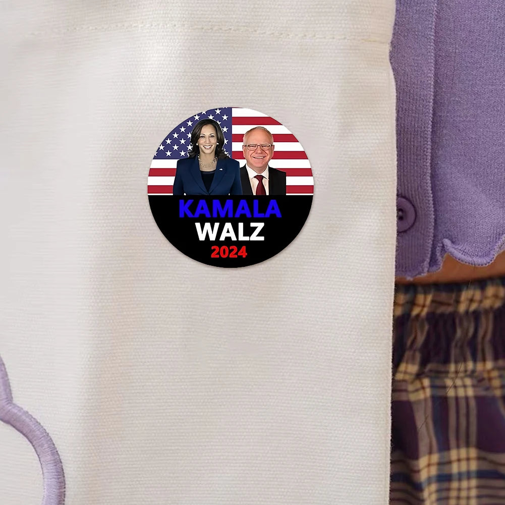 Harris Walz 2024 President Pin Brooch