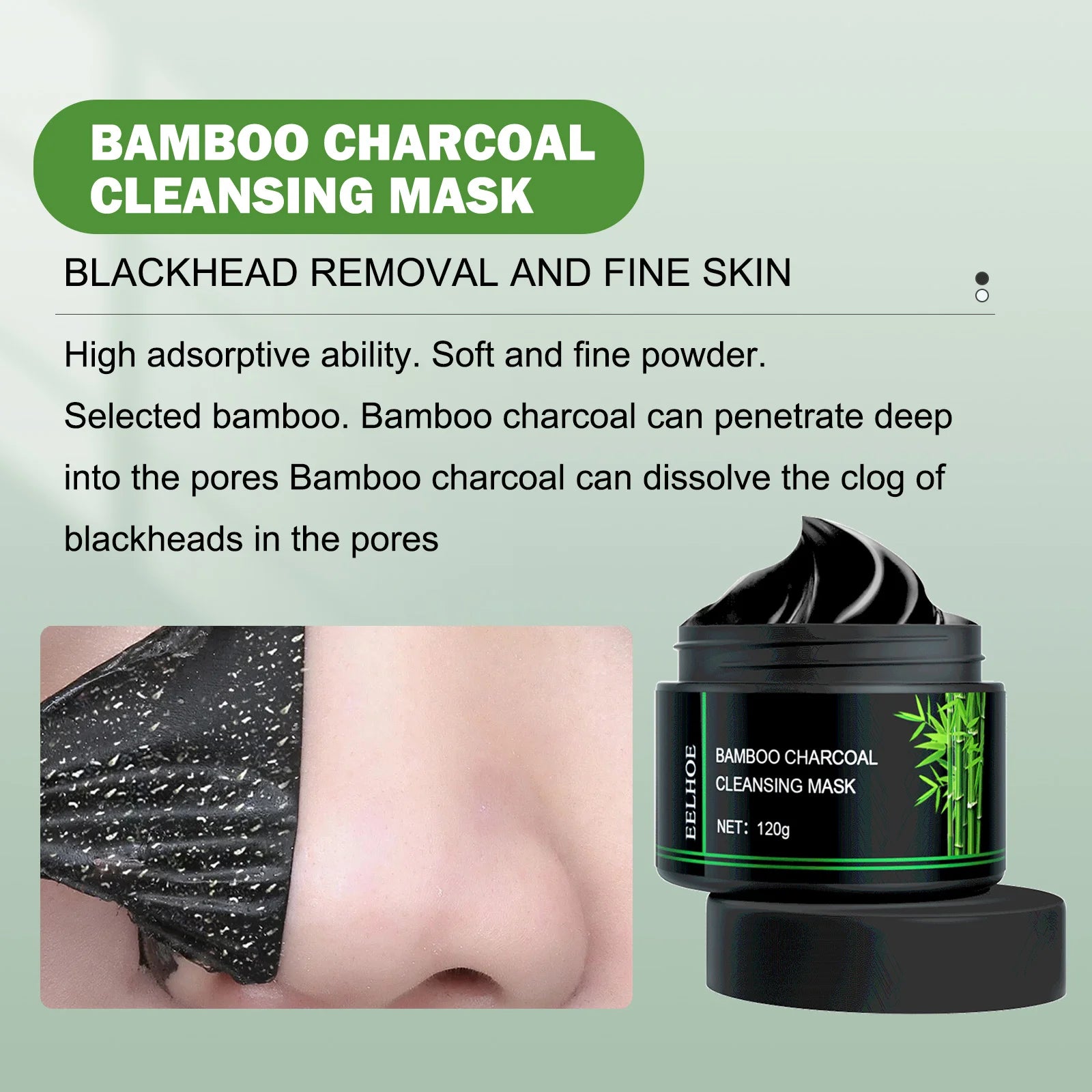 Eelhoe Charcoal Face Mask & Nose Strips