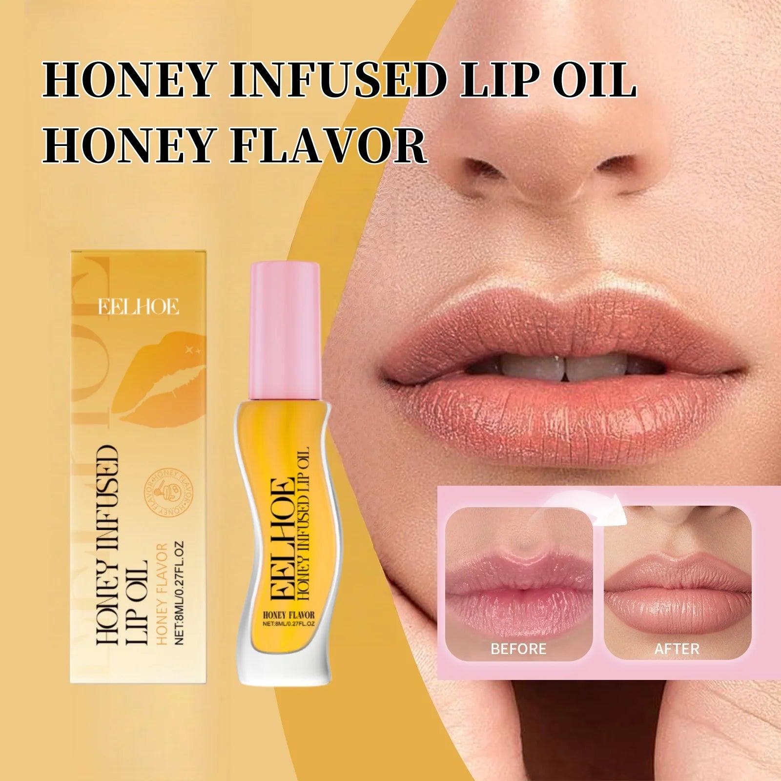 Natural Honey Lip Oil Moisturizer