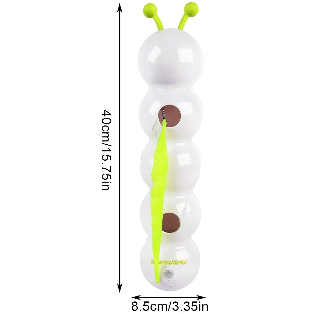 Caterpillar Motion Cat Toy with Tail