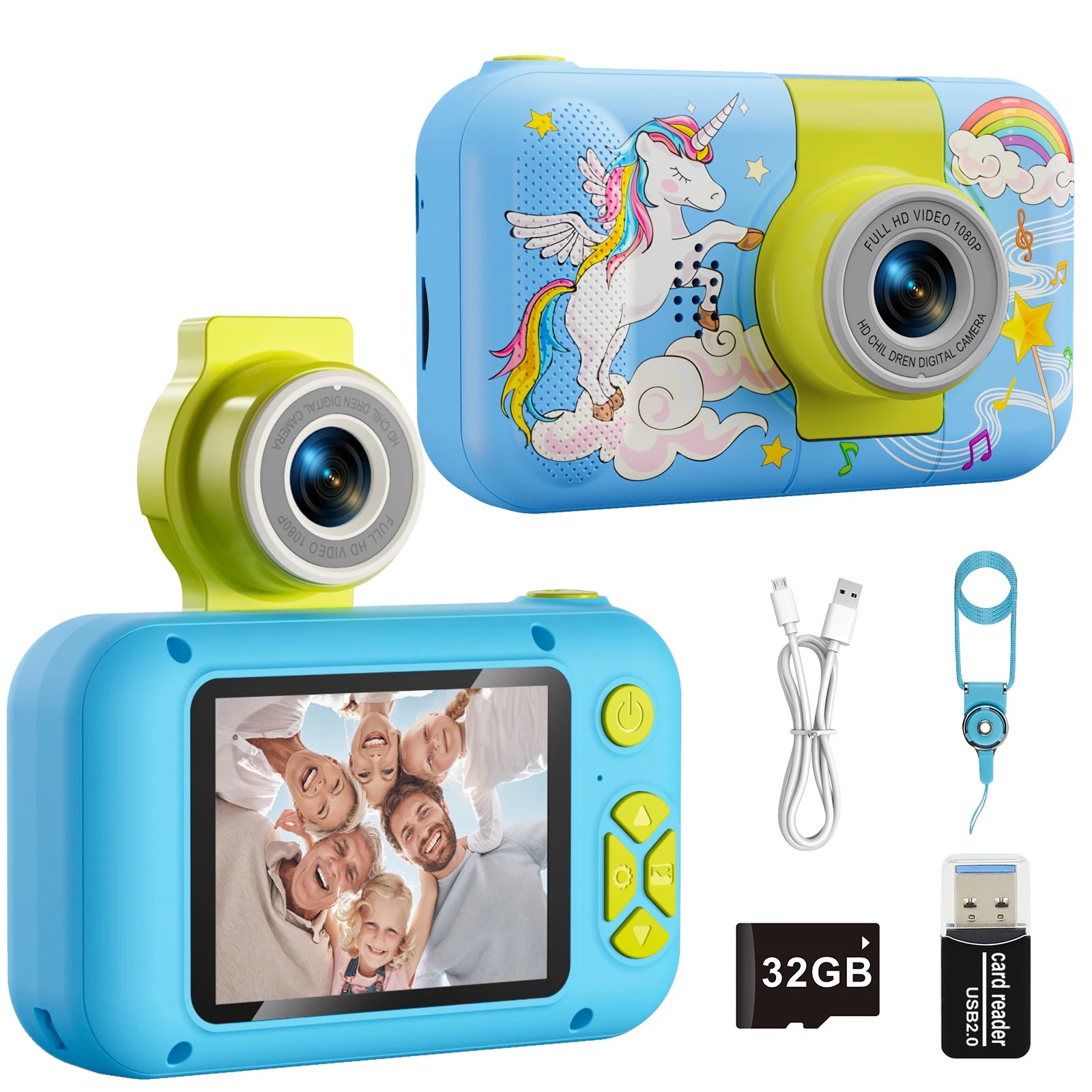 ARNSSIEN Kids Digital Camera – Ages 3–12