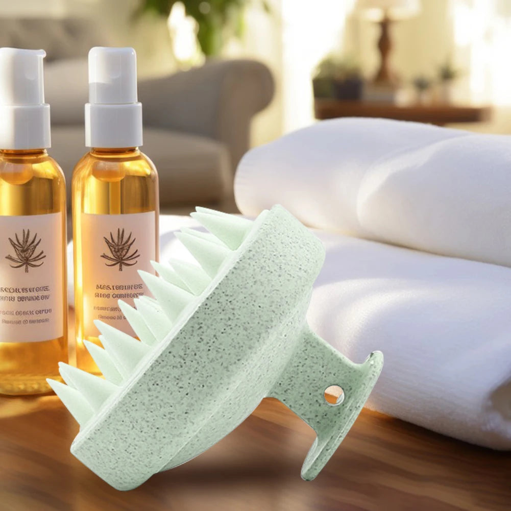 Head Massage Shampoo Brush with Handle