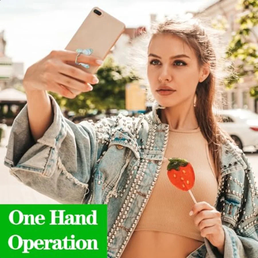 Butterfly Cell Phone Ring Grip Set – 4pcs