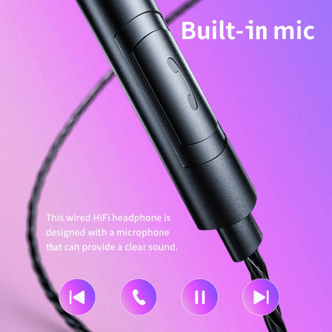 AK6 Pro Detachable In-Ear Headphones