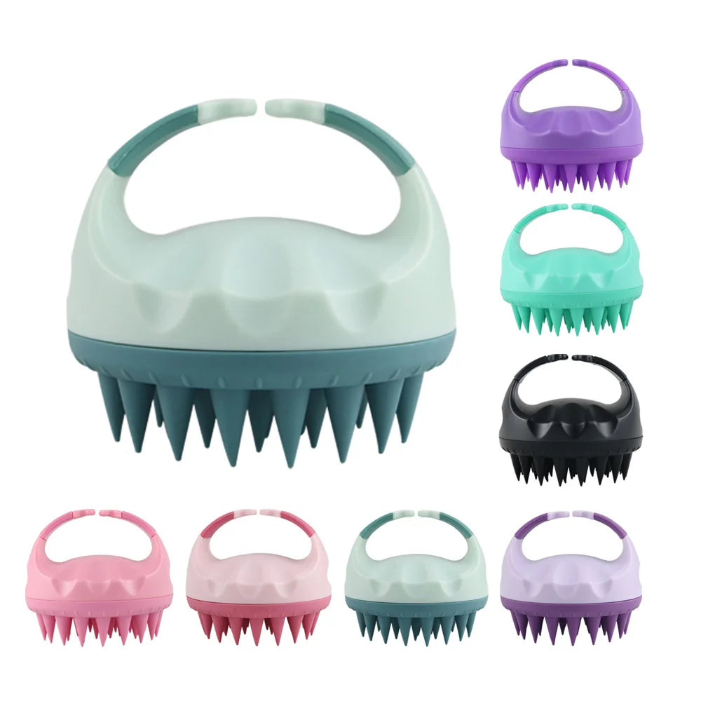 Silicone Shampoo Scalp Massage Brush
