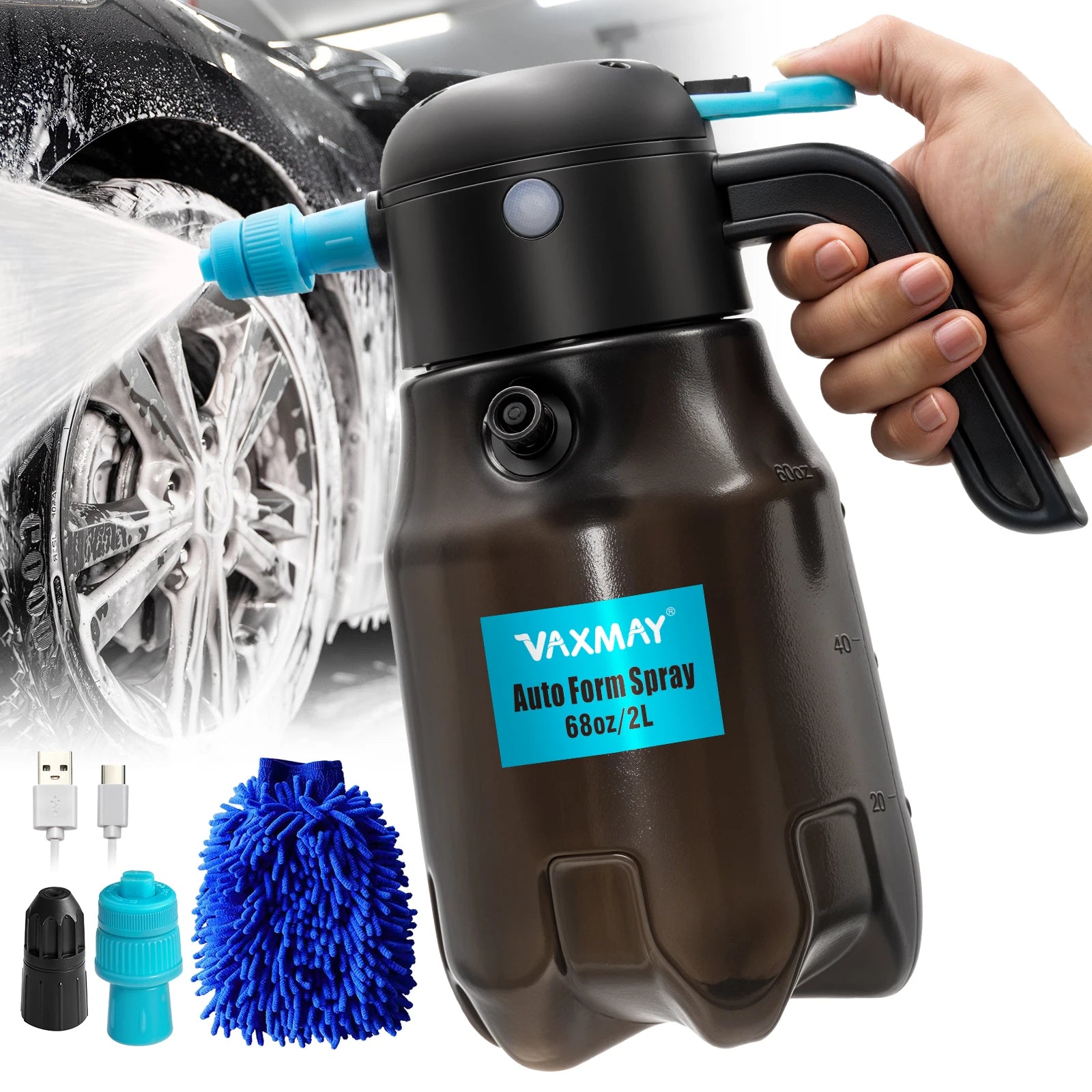2L Electric Battery-Powered Foam Sprayer