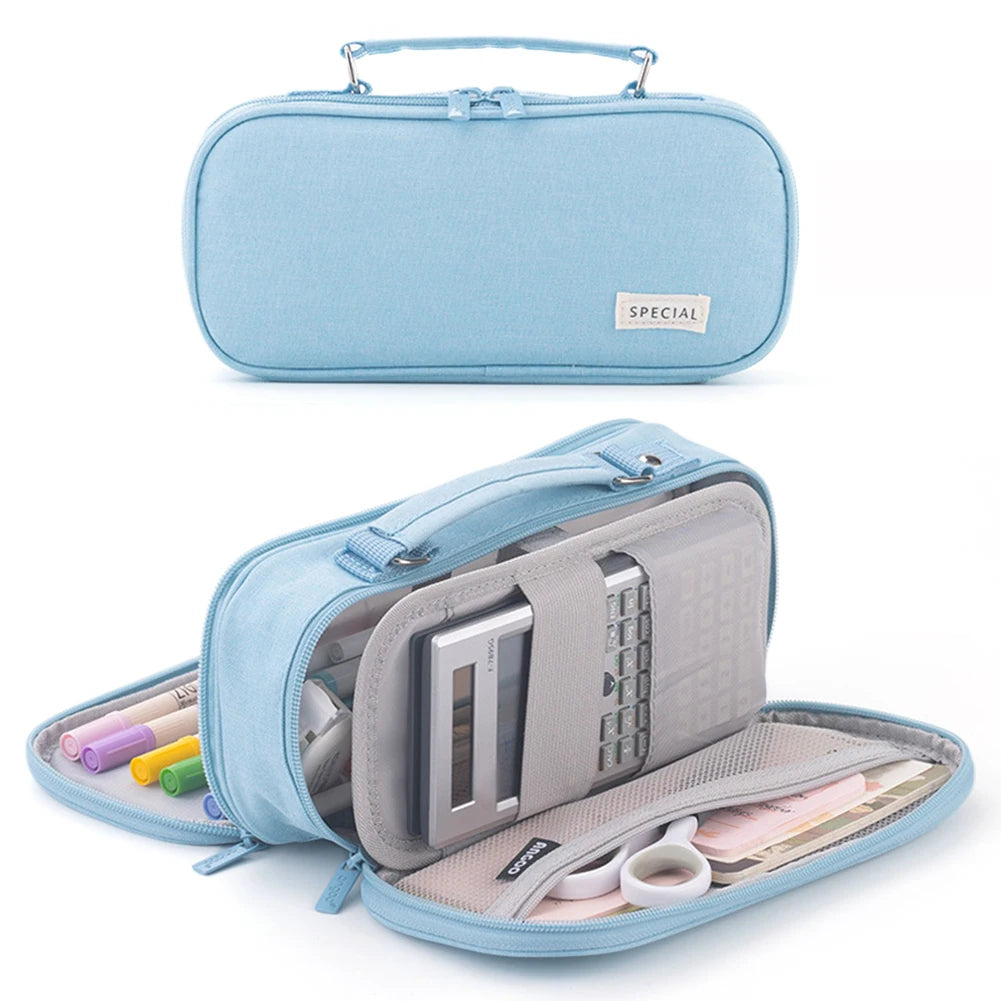 Multifunction Pencil Bag with Handle Case