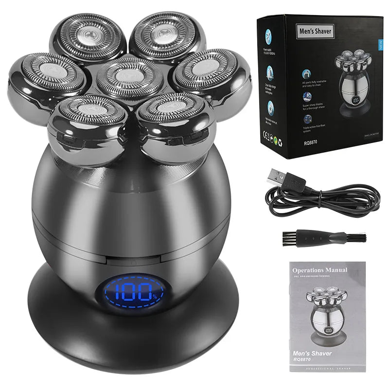 Men’s Wet Dry Electric Shaver & Trimmer