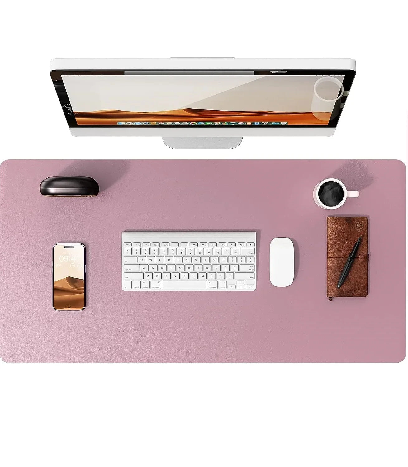 FTVAE Leather Large Desk Mat Protector