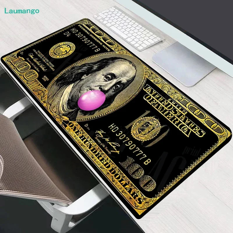 FTVAE Gaming Laptop Dollar Print Desk Mat