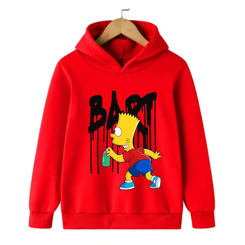 Simpsons Cartoon Kinder Hoodie Kawaii