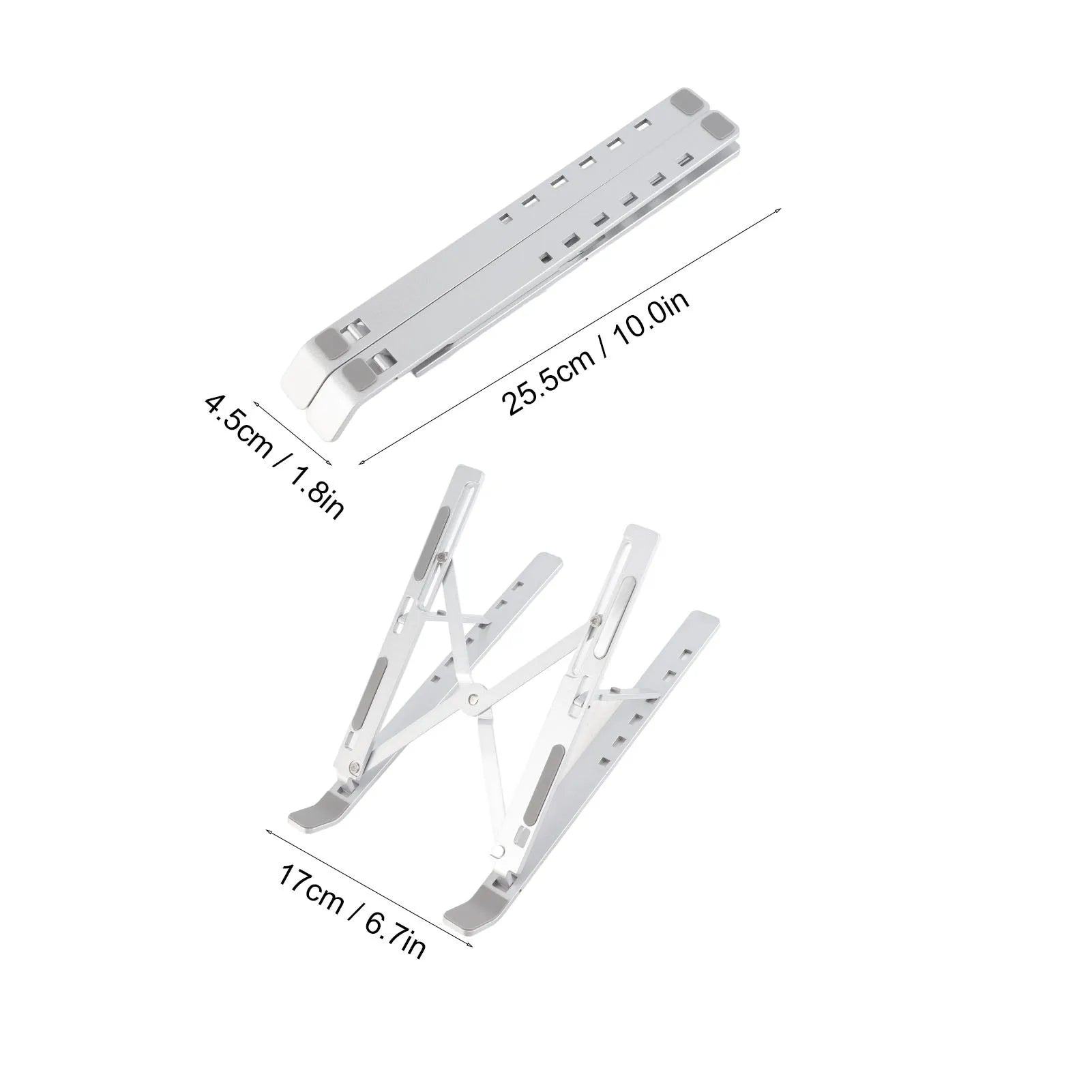 Foldable Aluminum Laptop Stand Riser