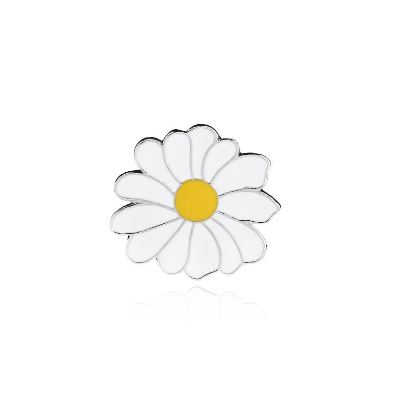 Cute Daisy Fashion Lapel Pins Set