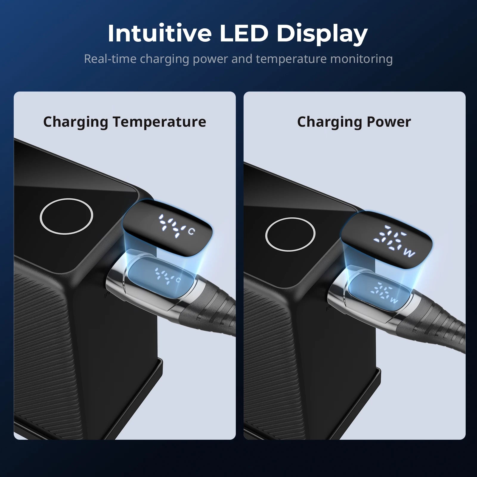 SmallRig 240W USB-C Power Cable 1m LED