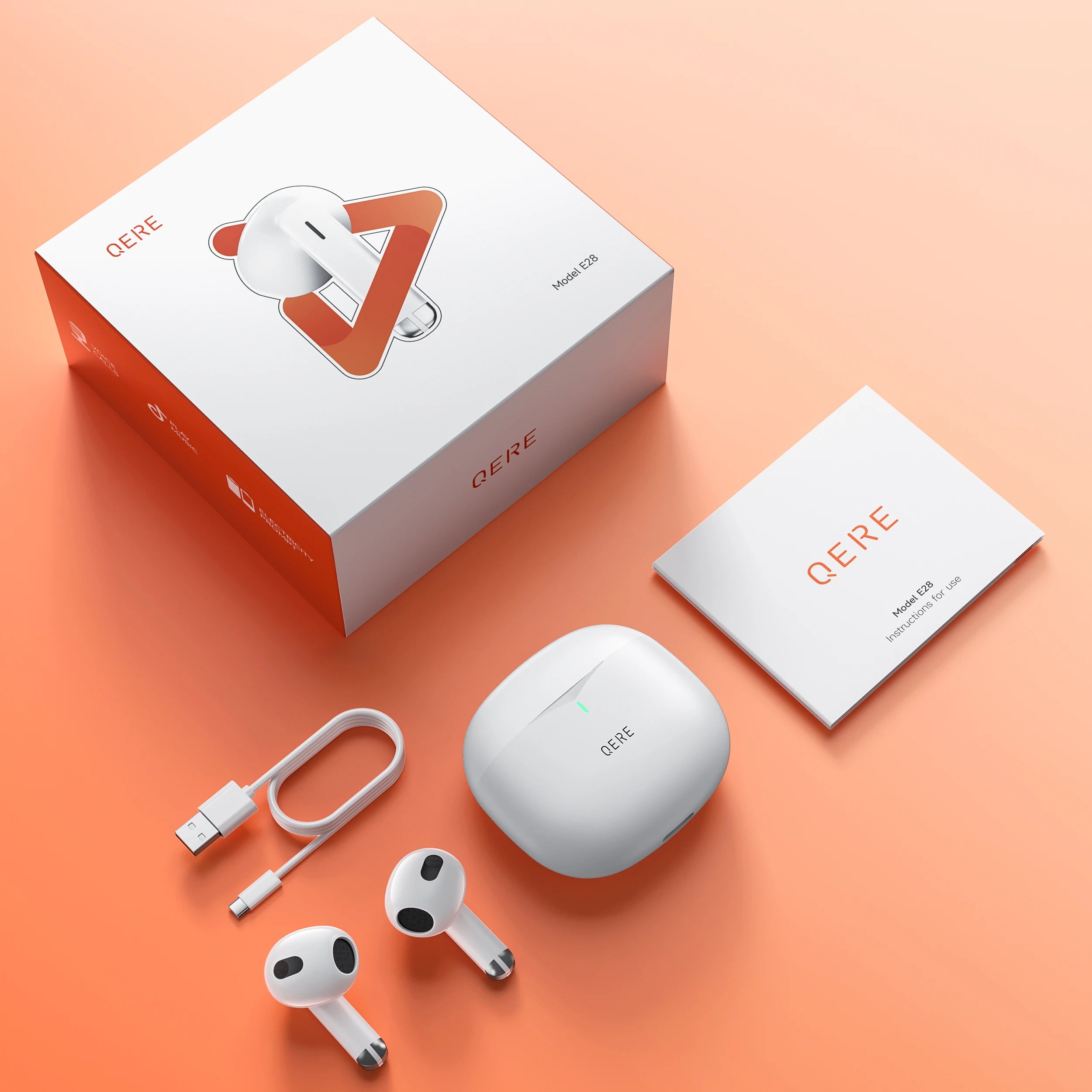 QERE E28 TWS Wireless Gaming Earbuds