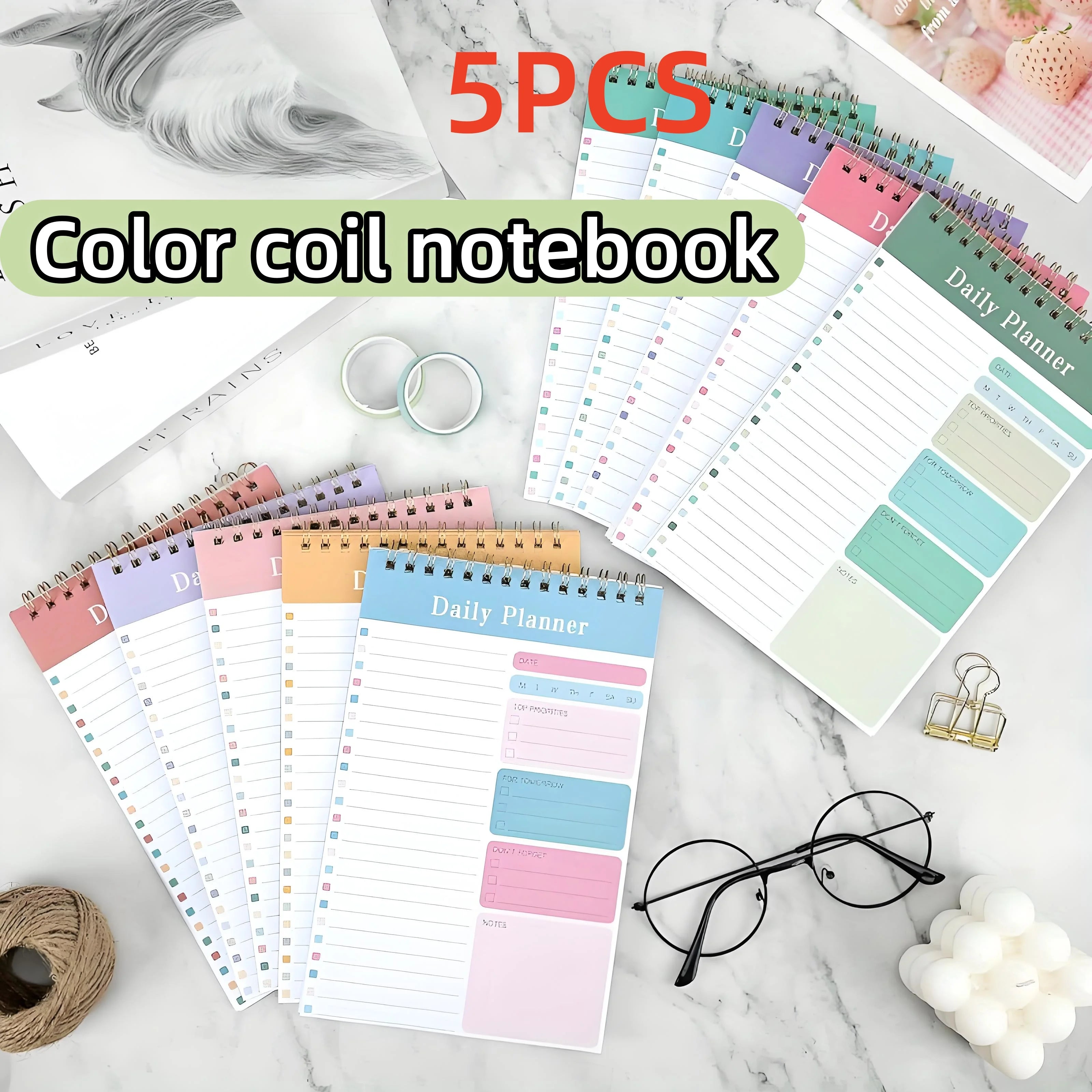 Dry-Erase Planner Pad 30 Reusable Sheets