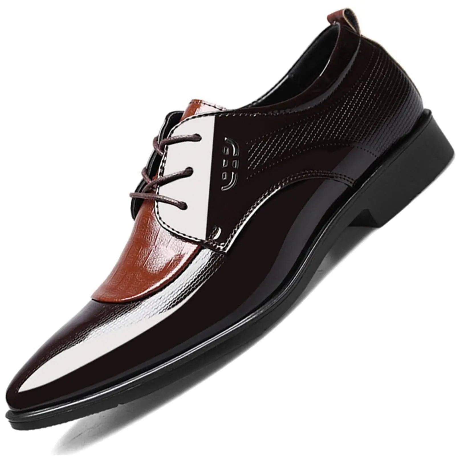 Formelle Oxford-Schuhe aus Lackleder für Herren