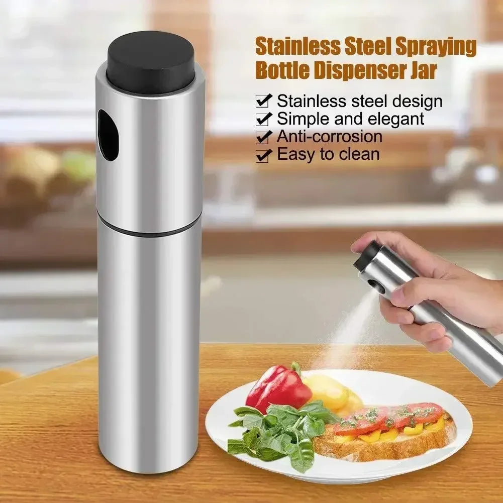 Stainless Steel Oil Spray Bottle 100ML