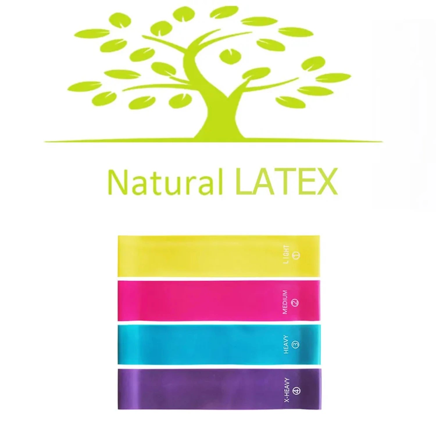 60 cm elastisches Widerstandsband-Set