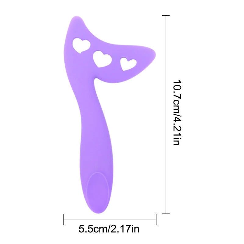 Eyeliner- und Lippenpflege-Tool mit Flügeln aus Silikon