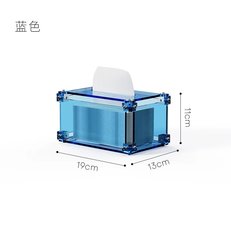 Acrylic Industrial Tissue Holder Box