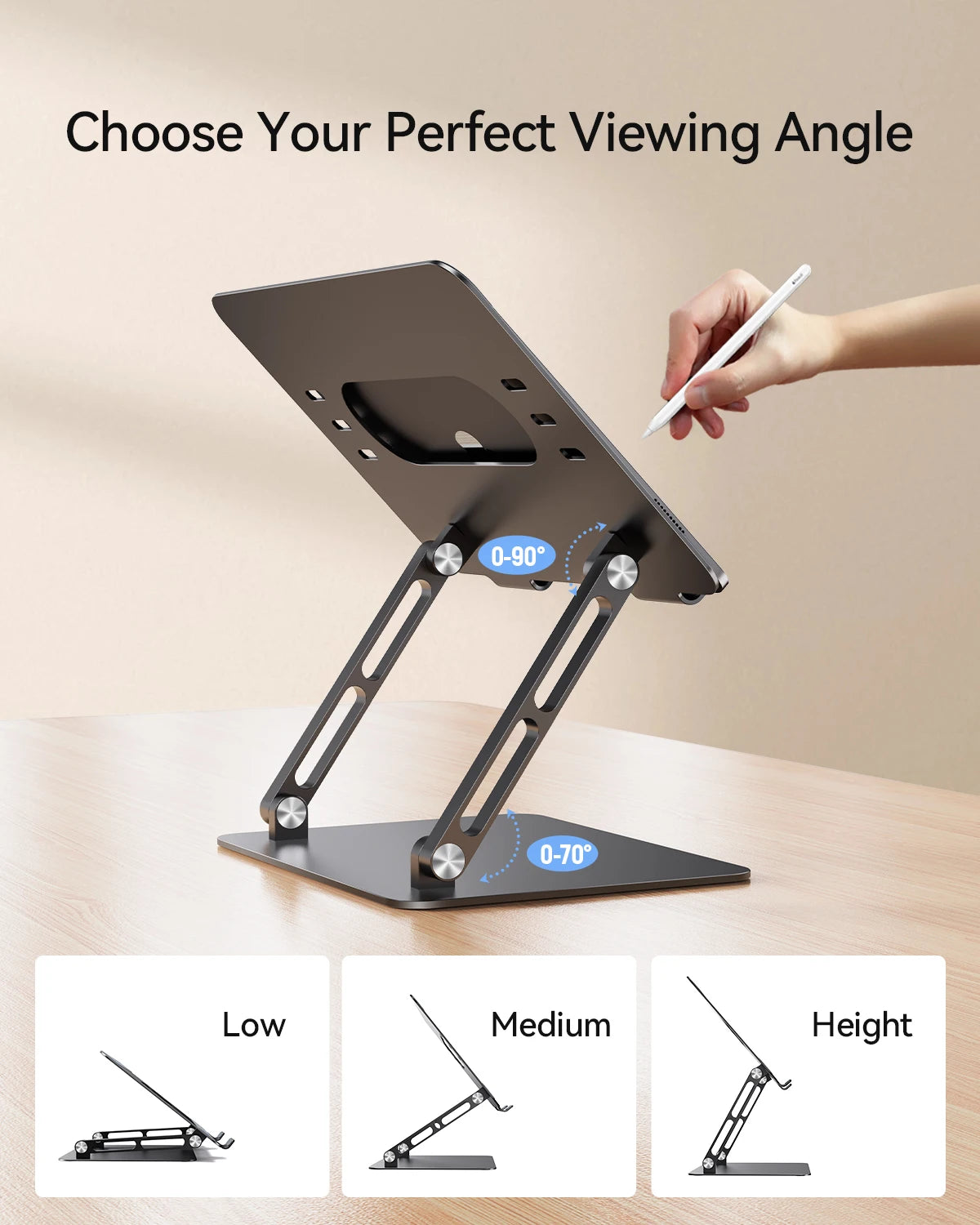 ST05 Adjustable Aluminum Laptop Stand