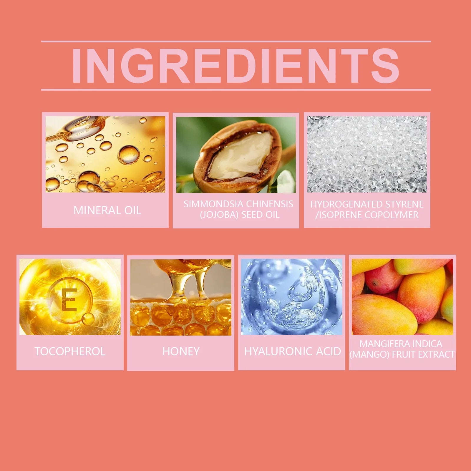 Mango Lip Oil Gloss Hydrating Care