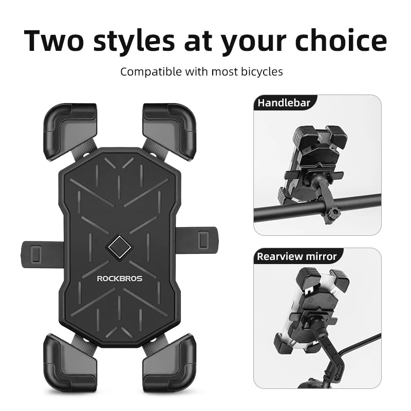 ROCKBROS Bike & Motorcycle Phone Holder