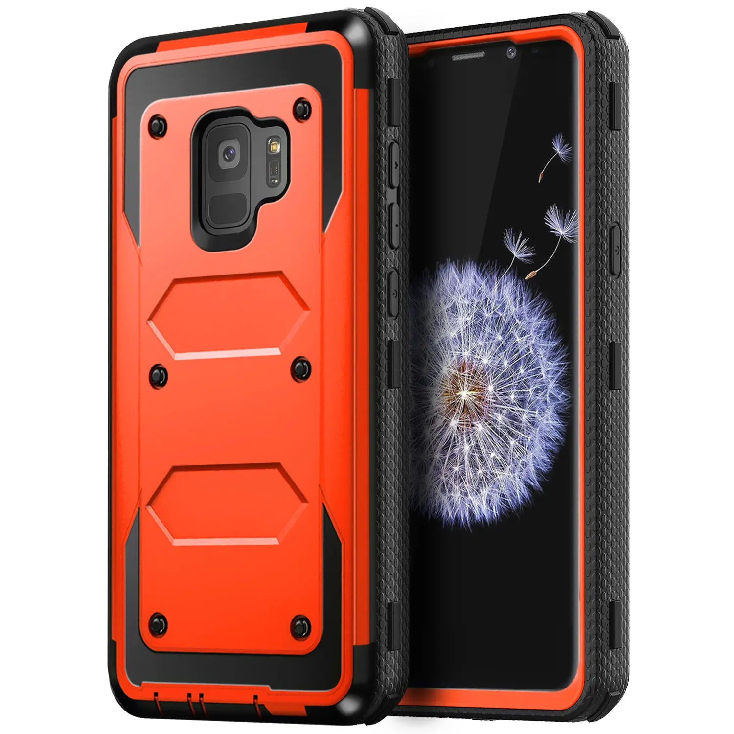 Galaxy S9 Plus Rugged Hybrid Case – Orange