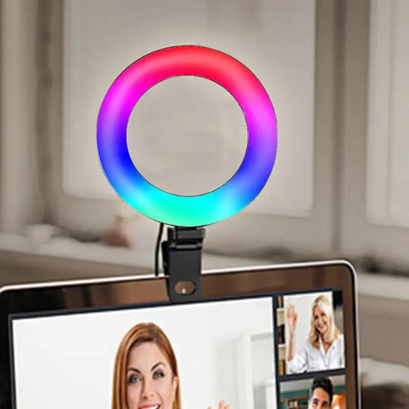4.5'' Clip-On Rotatable Selfie Ring Light