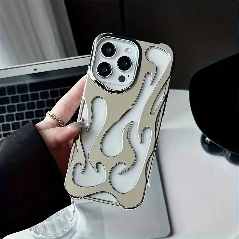 Hollow Flame Phone Case for iPhone