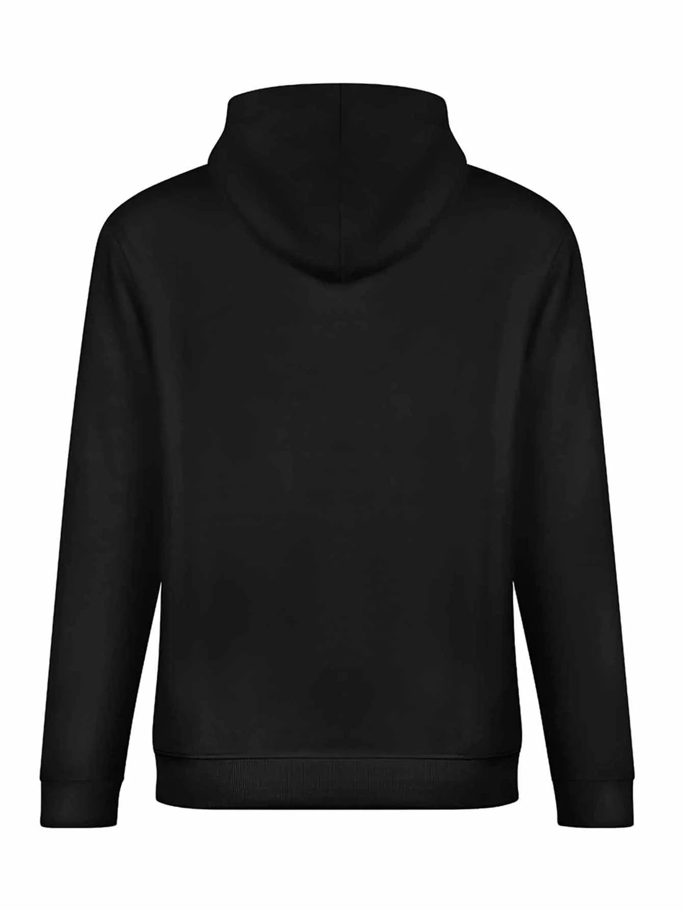 New York Print Loose Fleece Hoodie