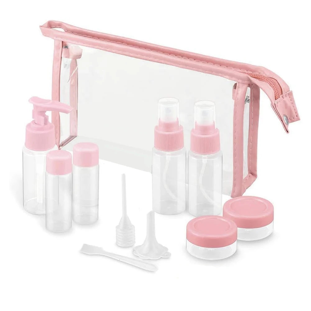 Silicone Travel Bottles with Bag Set