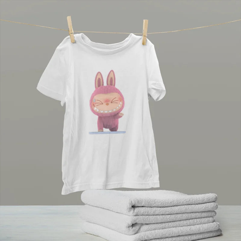 Bulala Shy Bunny Rosa T-Shirt Design