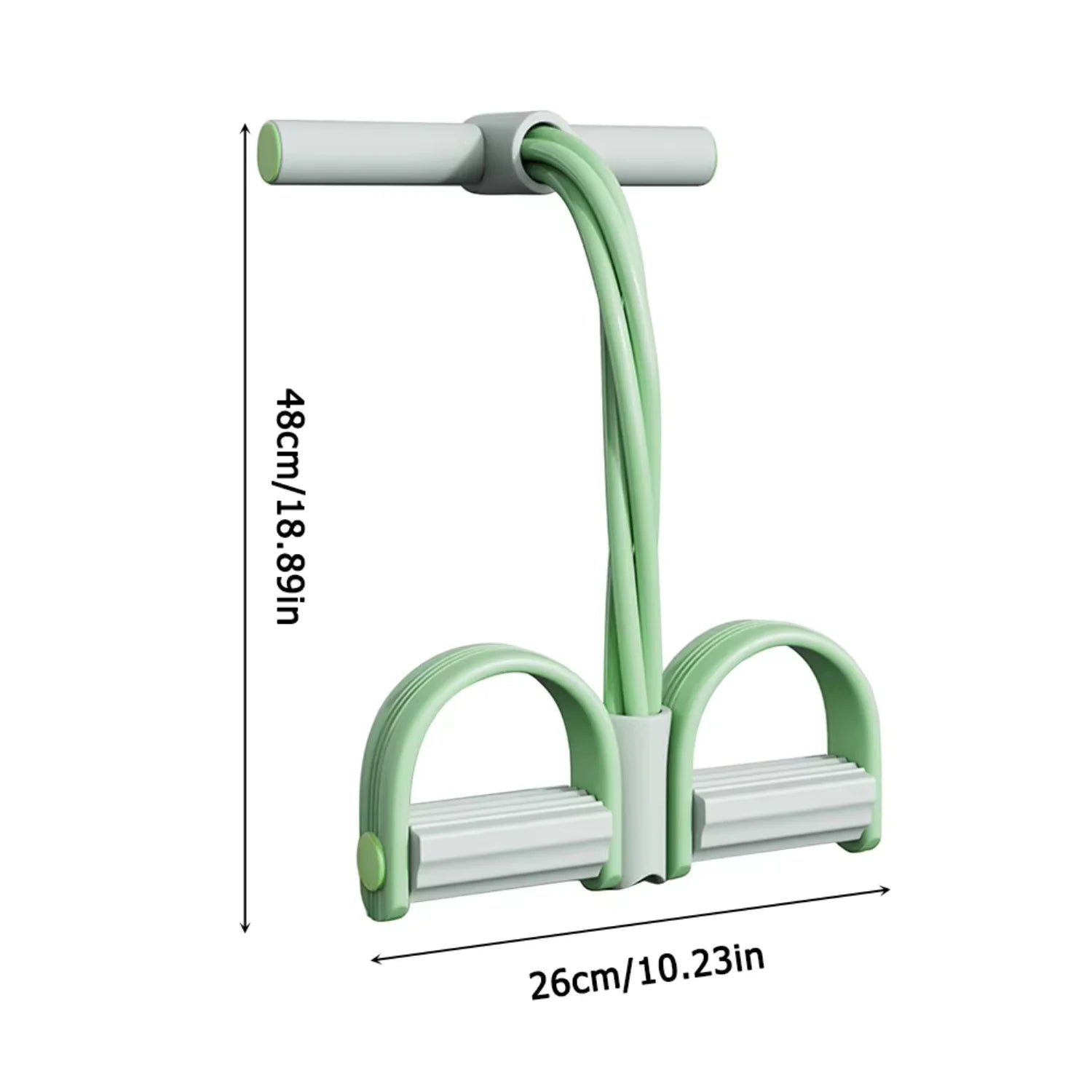 4-Tube Latex Pedal Resistance Bands