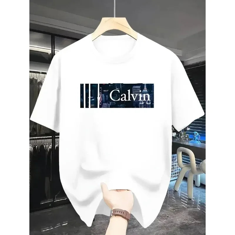 2025 Geometrisches Streetstyle-T-Shirt